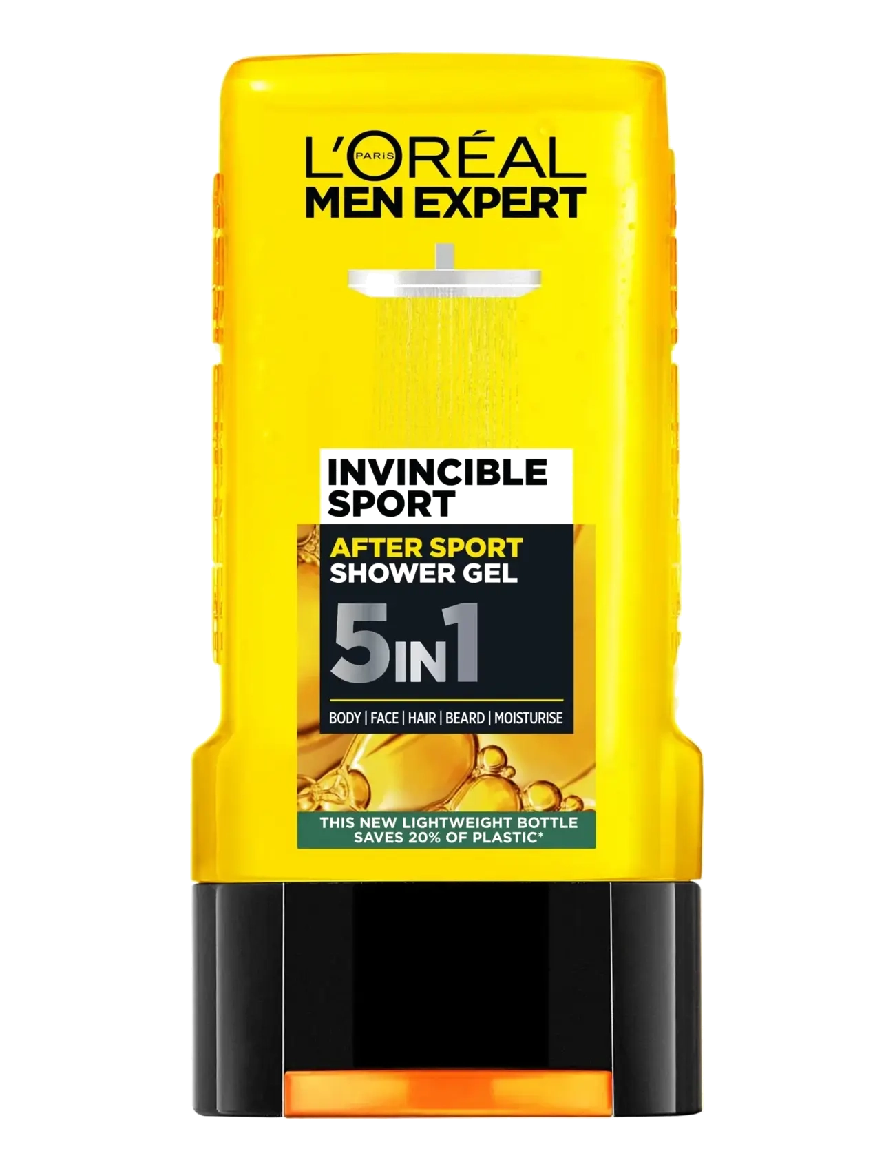 L'Oréal Paris L'Oréal Paris Men Expert Invincible Sport After Sport Shower Gel for sensitive skin 300 ml - Winter deals - INVINCIBLE SPORT AFTER SPORT WITH CAMPHOR / clear
