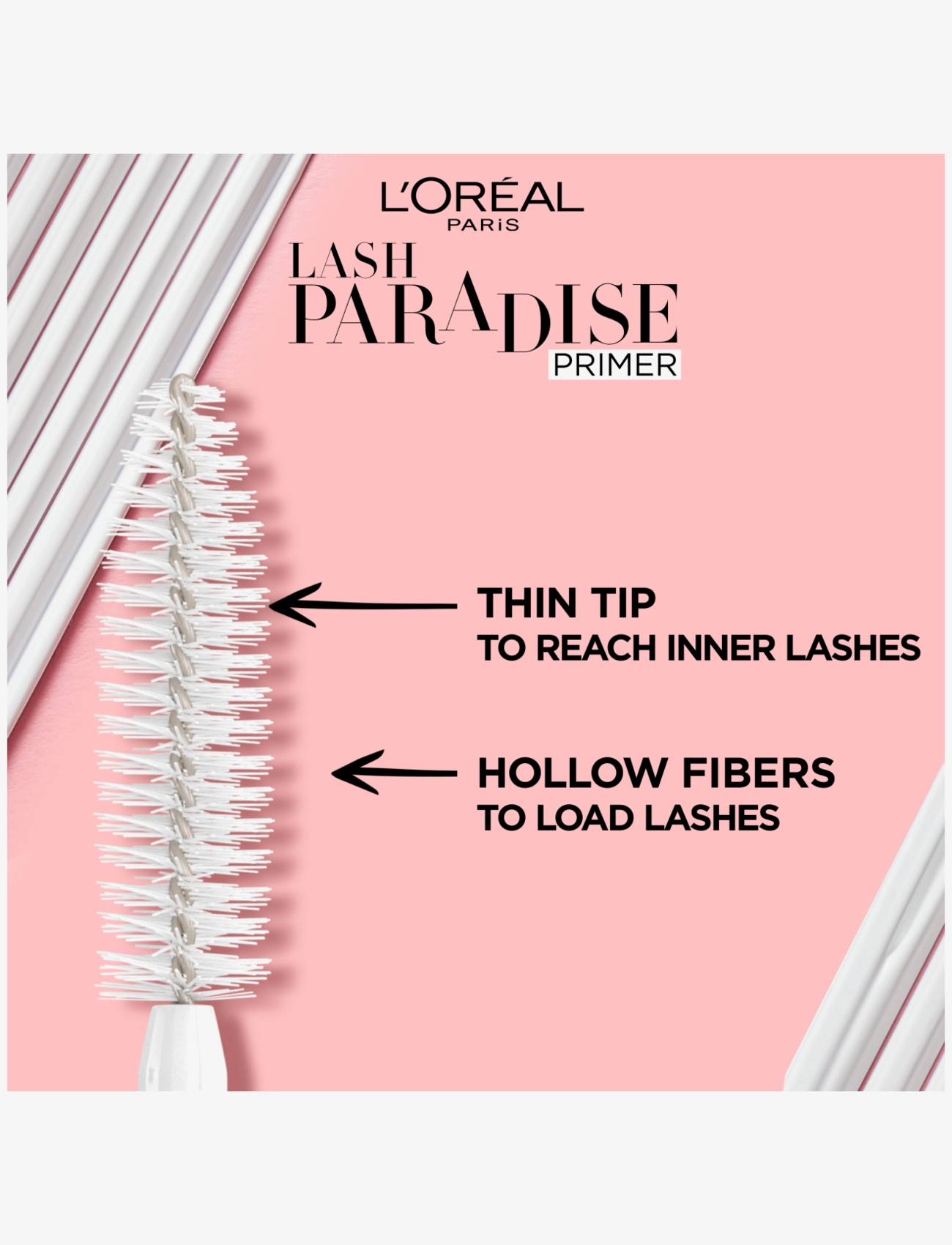 L'Oréal Paris - L'Oréal Paris Lash Paradise Primer Mascara White - Øyne og bryn  - white - 3