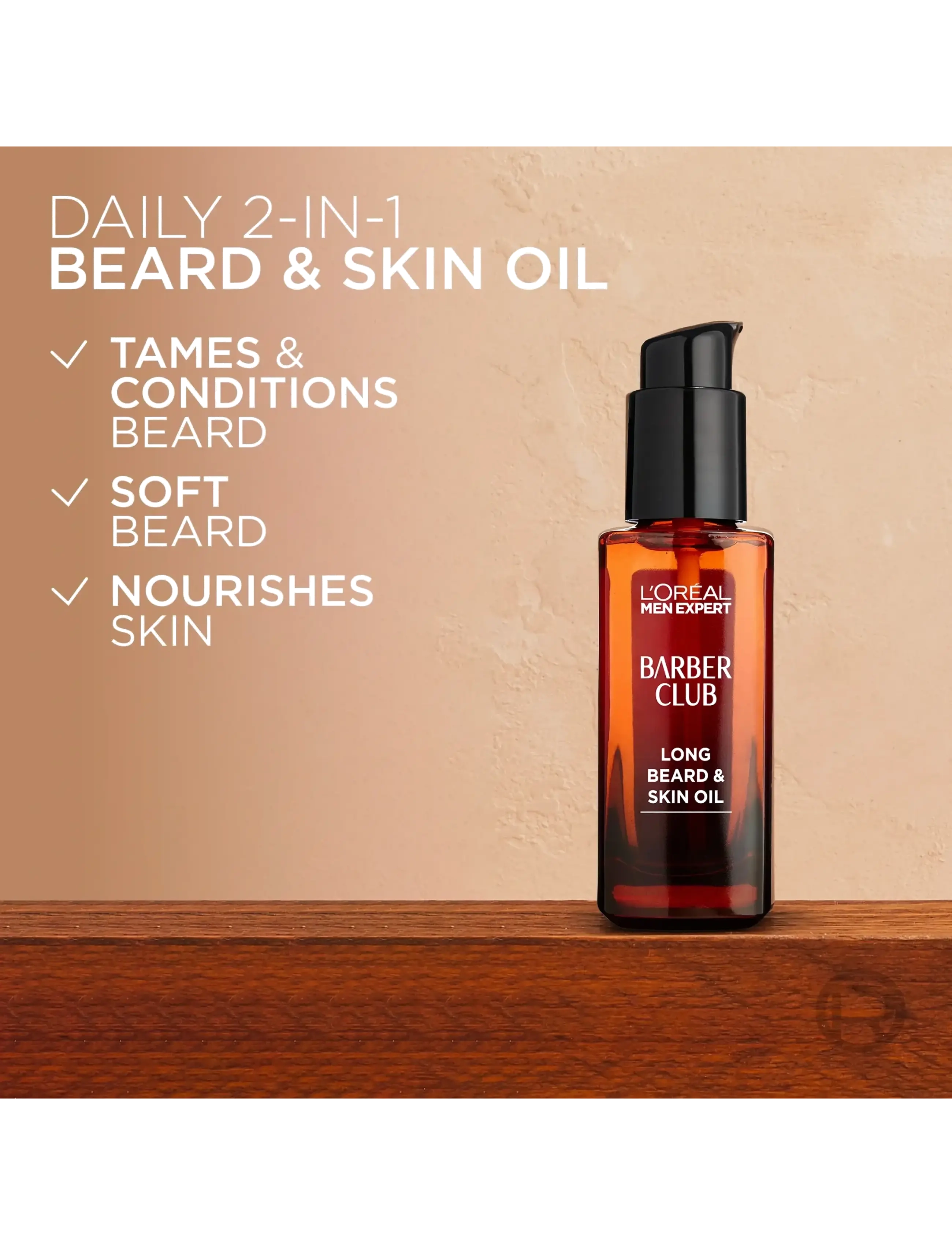 L'Oréal Paris - L'Oréal Paris Men Expert Barber Club Long Beard & Skin Oil for normal skin 30 ml - clear - 3