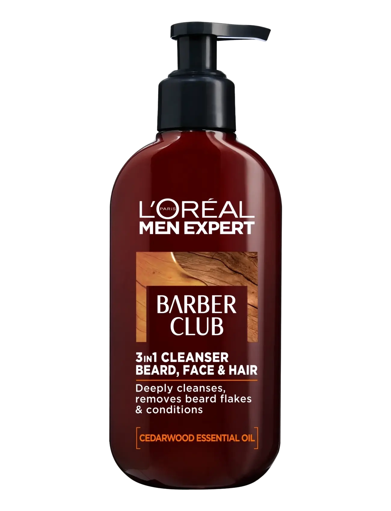 L'Oréal Paris L'Oréal Paris Men Expert Barber Club 3-in-1-Wash for normal skin 200 ml - Skägg & Mustasch - CLEAR / undefined
