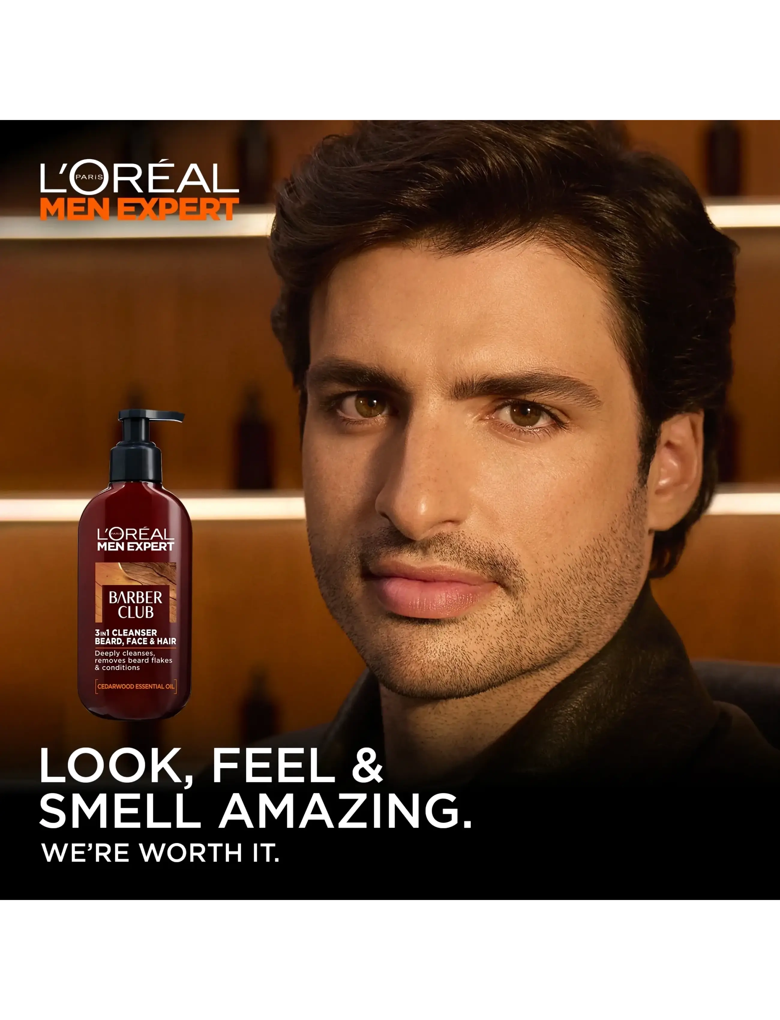 L'Oréal Paris - L'Oréal Paris Men Expert Barber Club 3-in-1-Wash for normal skin 200 ml - laveste priser - clear - 1