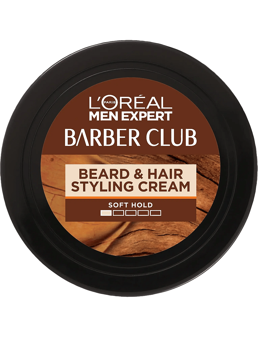 L'Oréal Paris - L'Oréal Paris Men Expert Barber Club Beard & Hair Styling Cream for normal hair 75 ml - cream - clear - 1