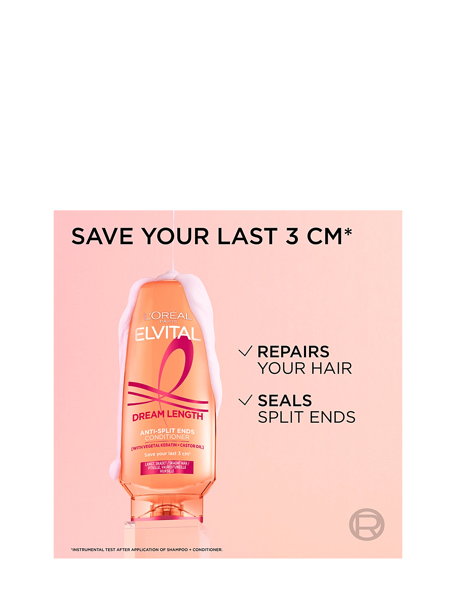 L'Oréal Paris - L'Oréal Paris Elvital Dream Length Conditioner for long hair 200 ml - balsam & conditioner - no colour - 3