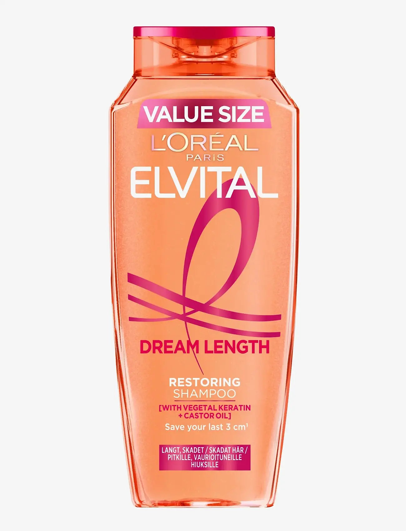 L'Oréal Paris - L'Oréal Paris Elvital Dream Length Shampoo for long hair 400 ml - Šampūni - dream length - 0