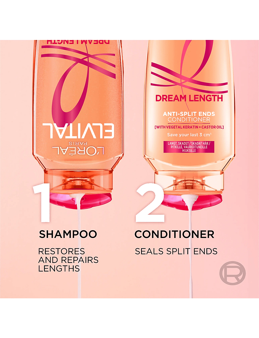 L'Oréal Paris - L'Oréal Paris Elvital Dream Length Shampoo for long hair 500 ml - Šampoon - clear - 3