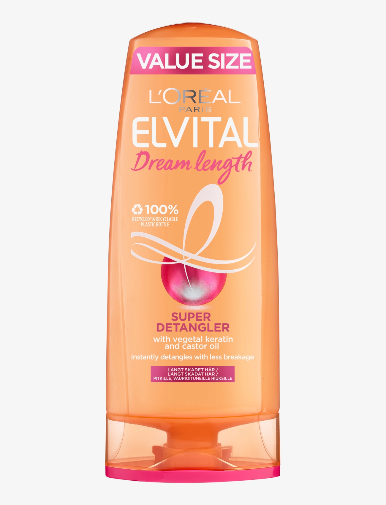 L'Oréal Paris L'oréal Paris Elvital Dream Length Conditioner For Long Hair 400 ml, 400 ml, Nude, Pleje > Balsam, Dame