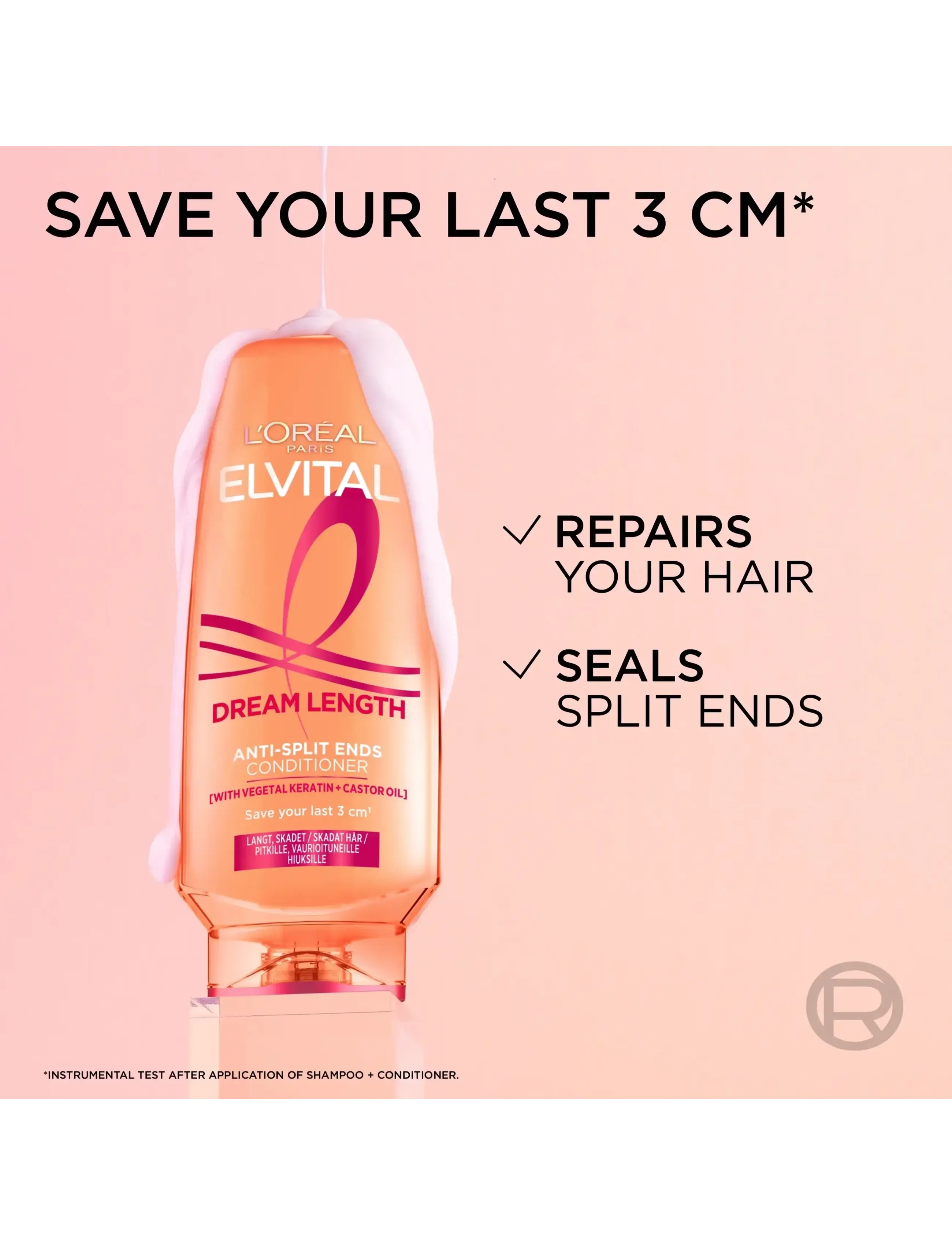 L'Oréal Paris - L'Oréal Paris Elvital Dream Length Conditioner for long hair 400 ml - balsam & conditioner - dream length - 2