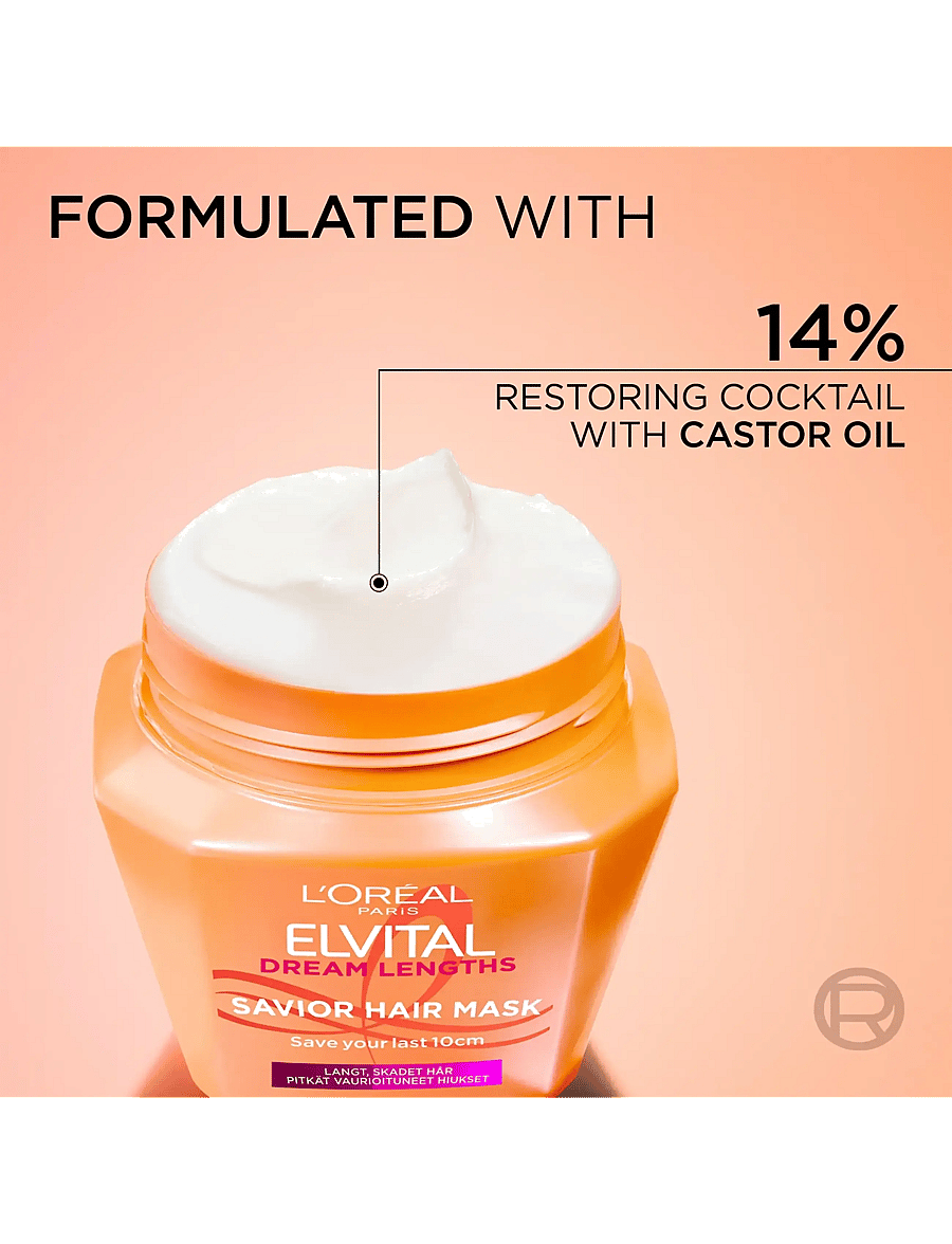 L'Oréal Paris - L'Oréal Paris Elvital Dream Length Hair Mask for long hair 300 ml - no colour - 4