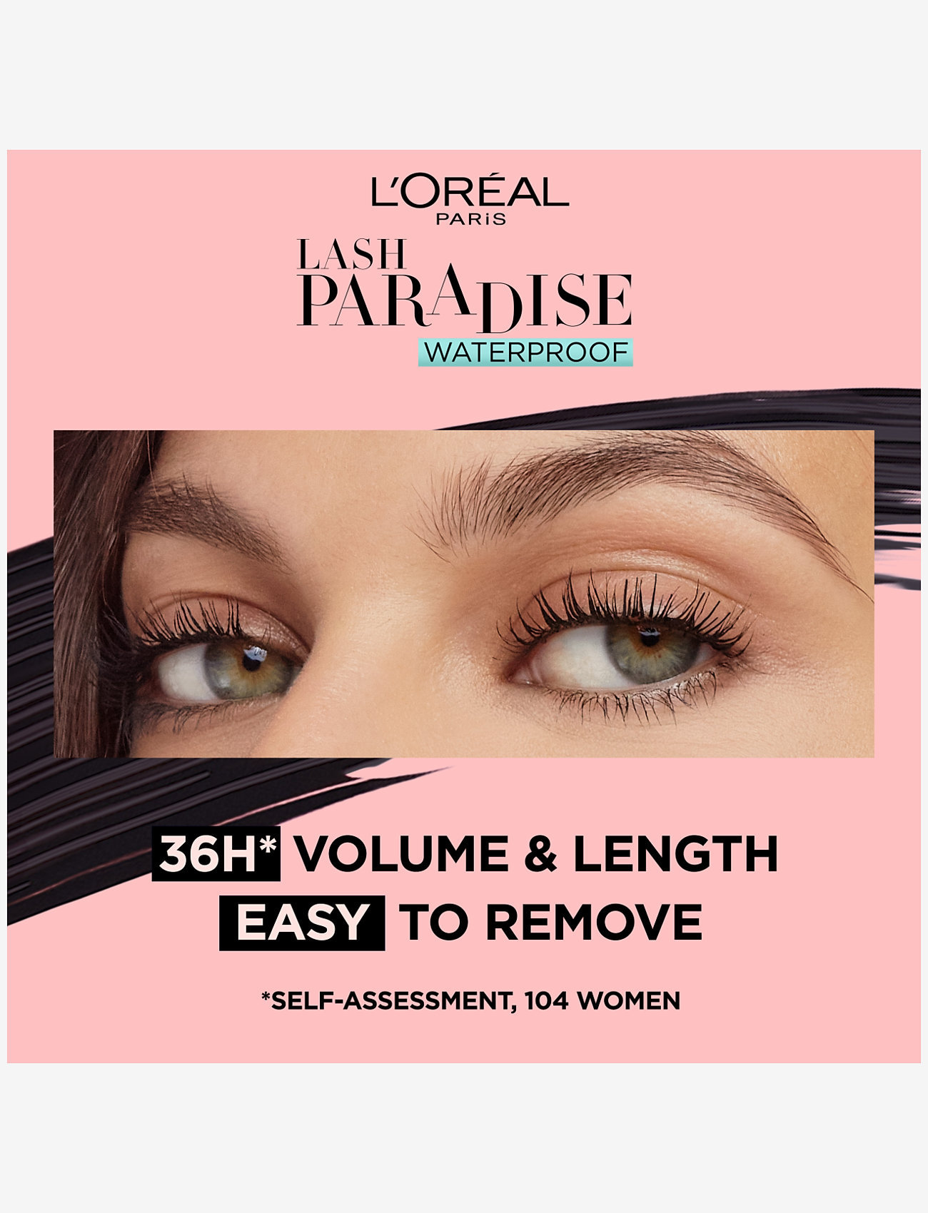 L'Oréal Paris - L'Oréal Paris Lash Paradise Waterproof Mascara  Black - makeup - black waterproof - 2