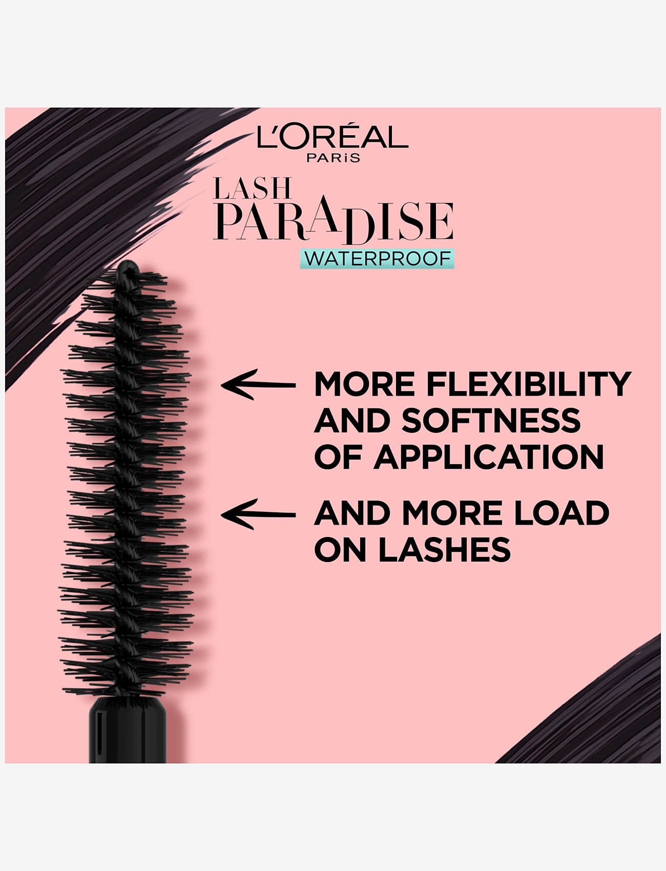 L'Oréal Paris - L'Oréal Paris Lash Paradise Waterproof Mascara  Black - makeup - black waterproof - 3