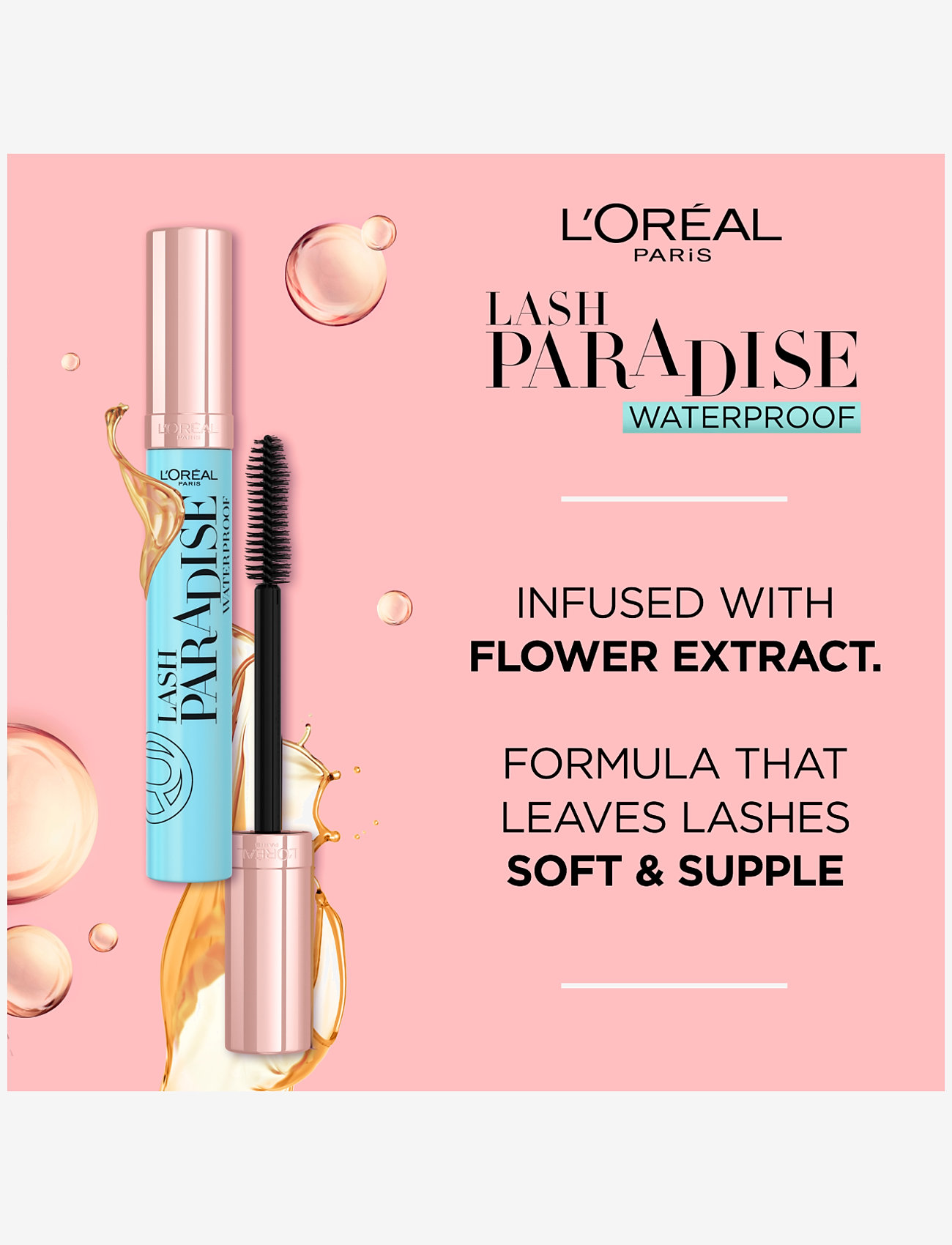L'Oréal Paris - L'Oréal Paris Lash Paradise Waterproof Mascara  Black - makeup - black waterproof - 5