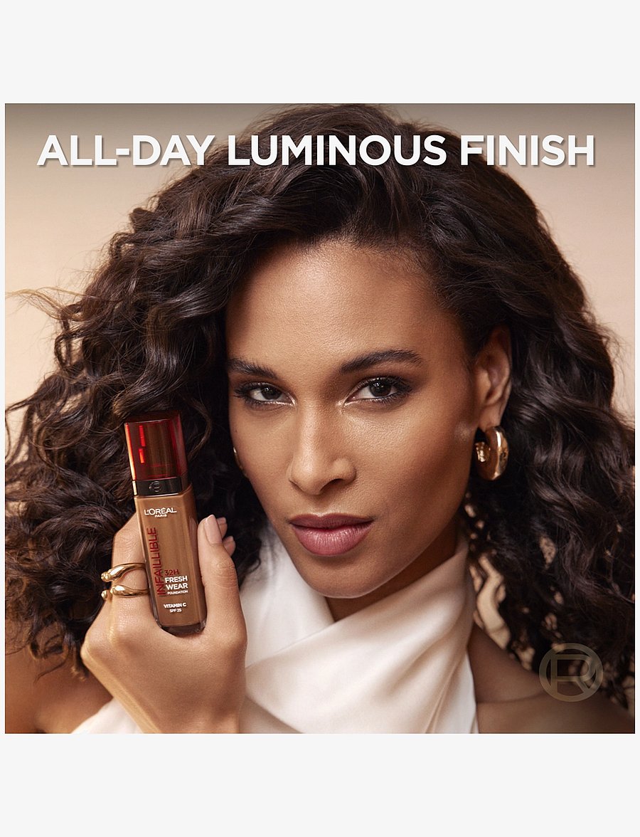L'Oréal Paris - L'Oréal Paris Infaillible 32H Fresh Wear Foundation 200 Natural Linen - smink - golden sand 200 - 4
