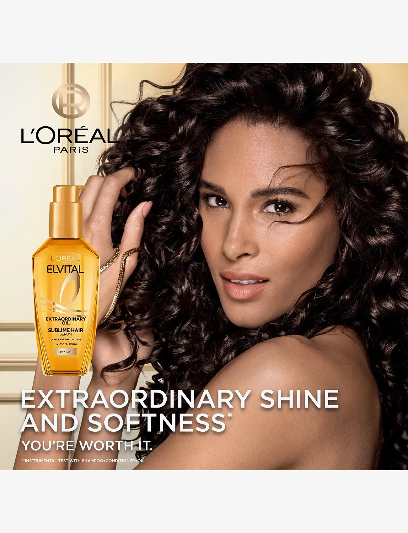L'Oréal Paris - L'Oréal Paris Elvital Extraordinary Oil Hair Oil for dry hair 50 ml - rejsestørrelser & kits  - extraordinary oil - all hair types - 1