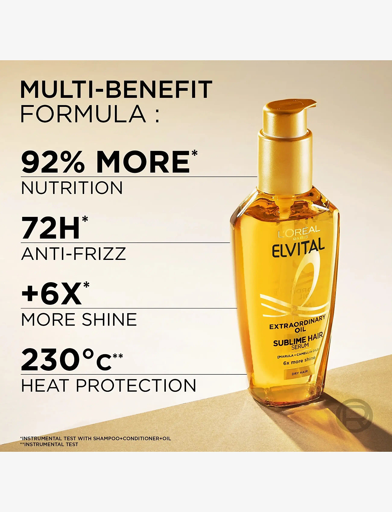 L'Oréal Paris - L'Oréal Paris Elvital Extraordinary Oil Hair Oil for dry hair 50 ml - rejsestørrelser & kits  - extraordinary oil - all hair types - 2