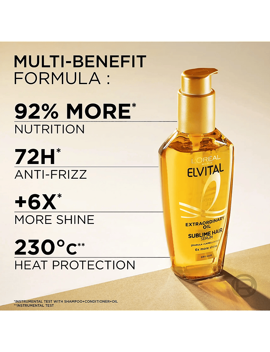 L'Oréal Paris - L'Oréal Paris Elvital Extraordinary Oil Hair Oil for dry hair 50 ml - juuksed - extraordinary oil - all hair types - 2