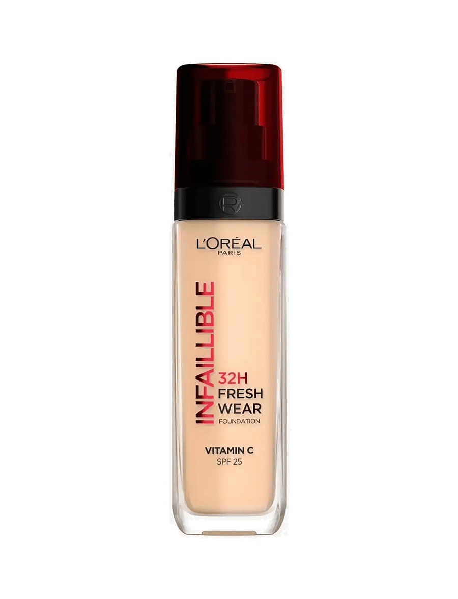 L'Oréal Paris - L'Oréal Paris, Infaillible 32H Fresh Wear Foundation, 100 Linen, 30ml - smink - linen 100 - 0