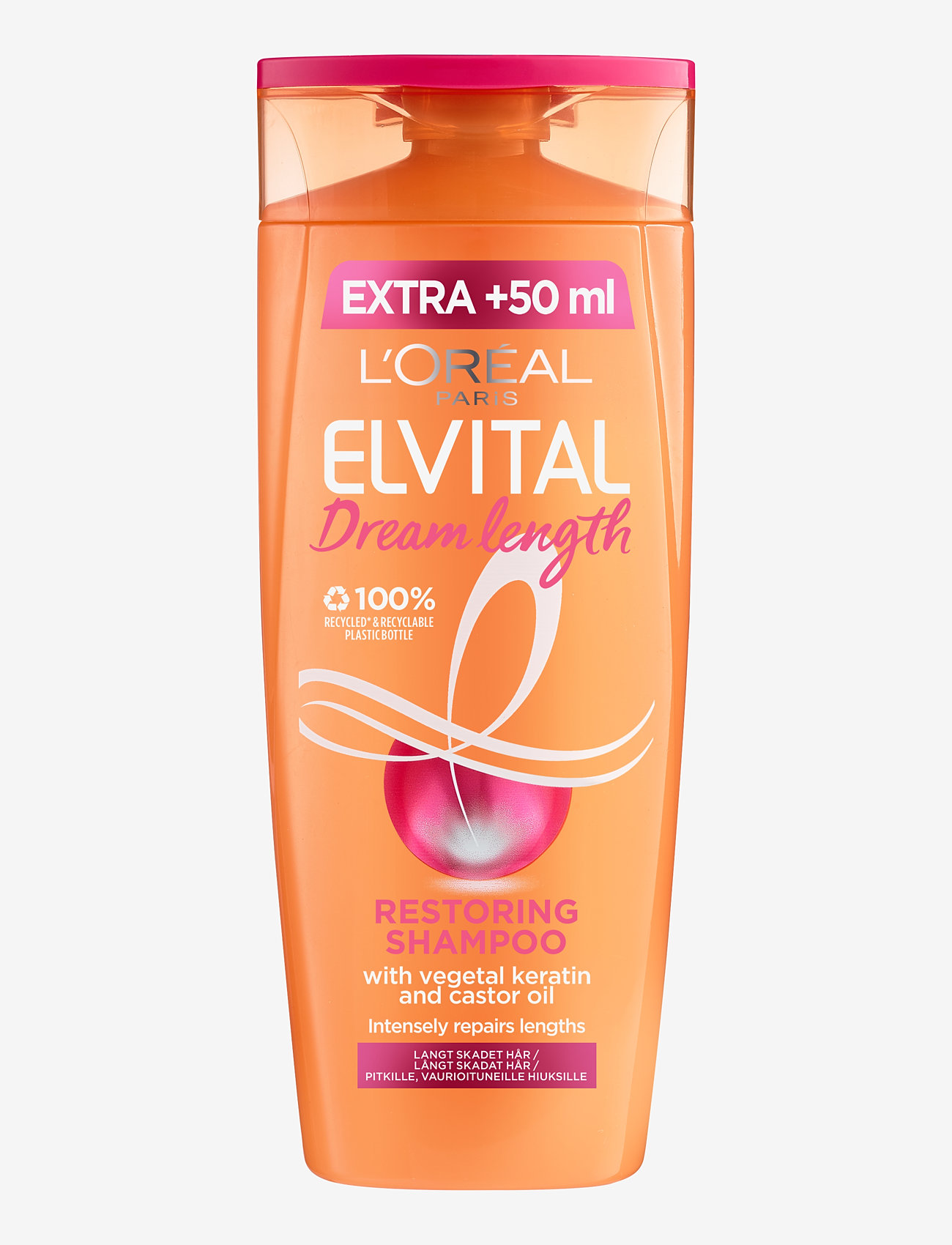 L'Oréal Paris - L'Oréal Paris Elvital Dream Length Shampoo 300ml - shampoo - dream length - 0