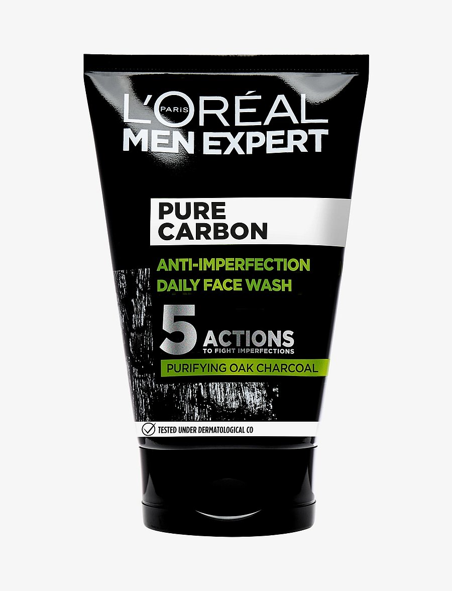 L'Oréal Paris - L'Oréal Paris Men Expert Pure Carbon Anti-Imperfection Daily Face Wash for combination skin 100 ml - näopesu - clear - 0