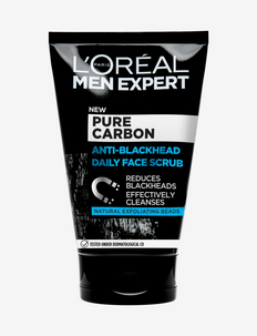Men Expert Pure Charcoal Anti-Blackhead Daily Face Scrub, L'Oréal Paris