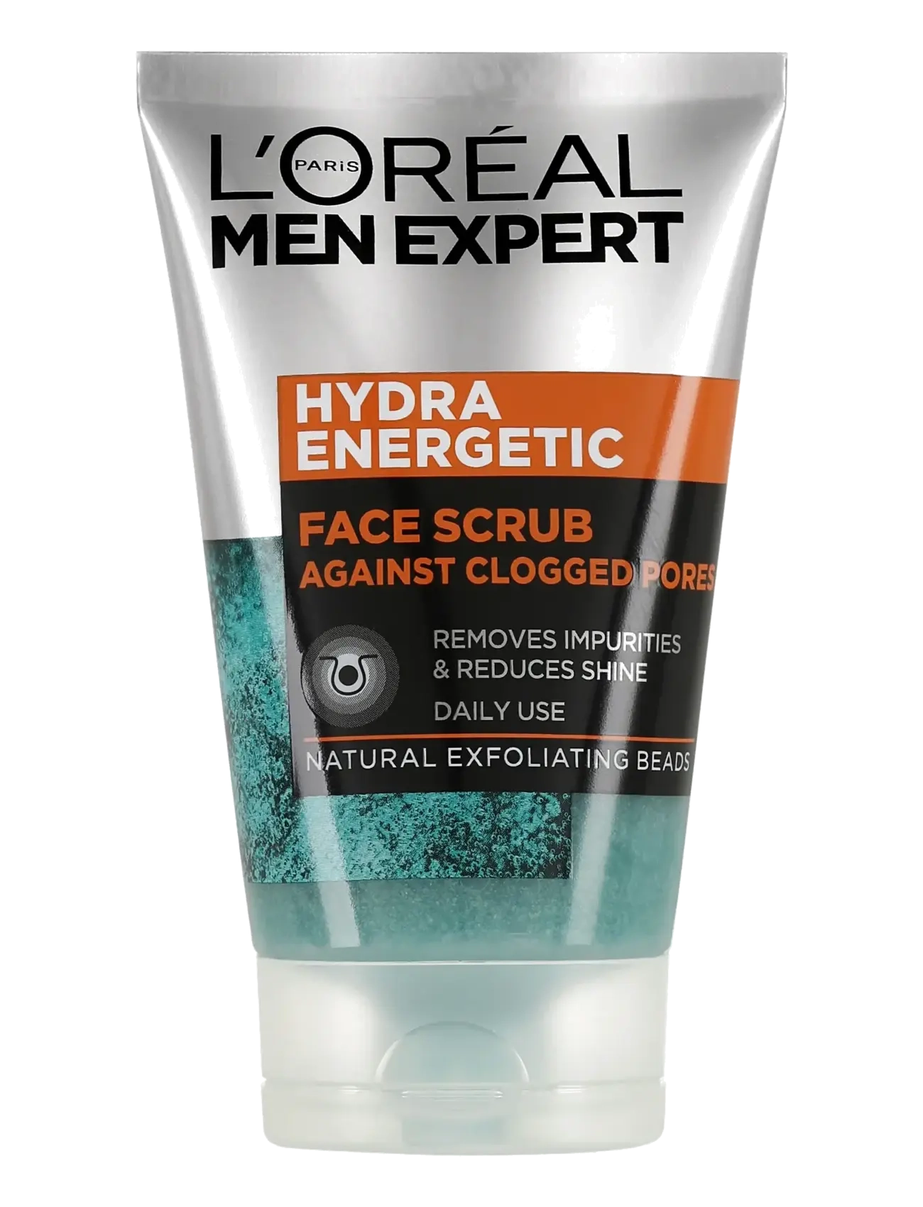L'Oréal Paris Men Expert Hydra Energetic Face Scrub For Normal Skin 100 Ml, Ansigtsskrub, Nude, Str: 100 ml