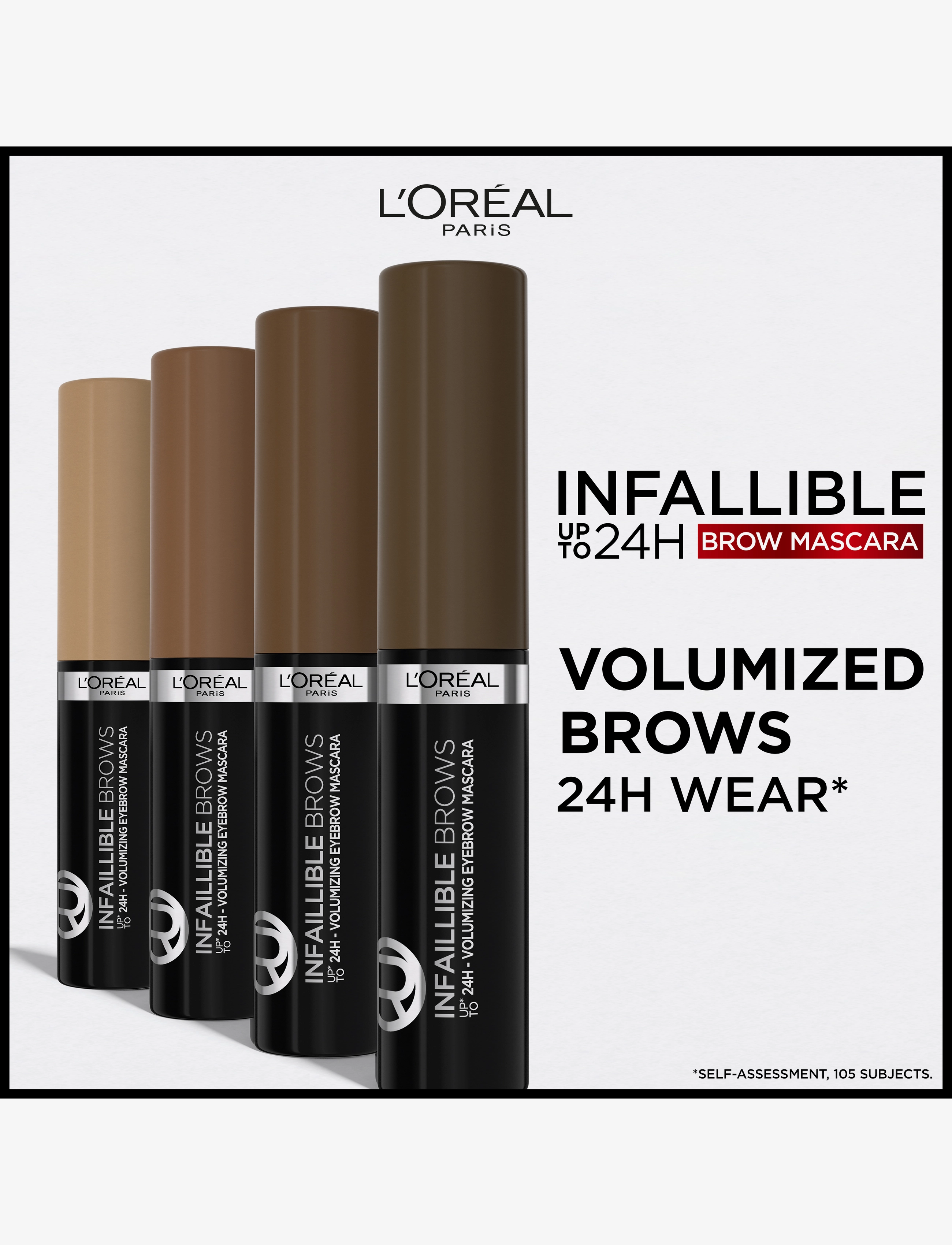 Infaillible Brows 24H Volumizing Eyebrow Mascara 7.0 Blonde 2