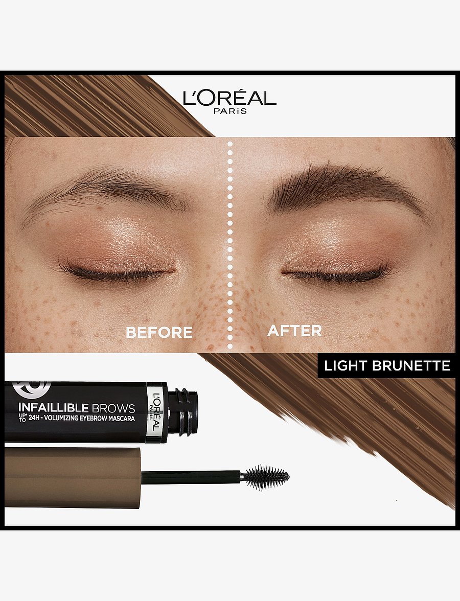 L'Oréal Paris - L'Oréal Paris Infaillible Brows 24H Volumizing Eyebrow Mascara 5.0 Light Brunette 5 ml - silmad ja kulmud - brunette 105 - 3