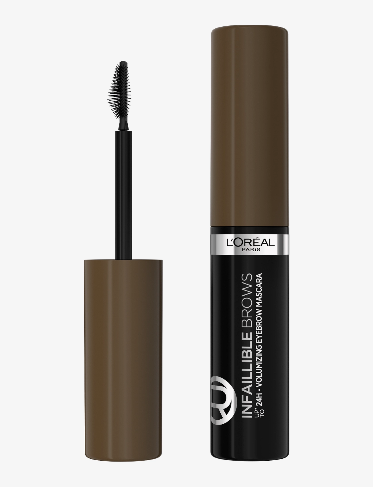 L'Oréal Paris L'oréal Paris Infaillible Brows 24H Volumizing Eyebrow Mascara 1.0 Ebony, 5 ml, Brown, Makeup > Øjne, Dame