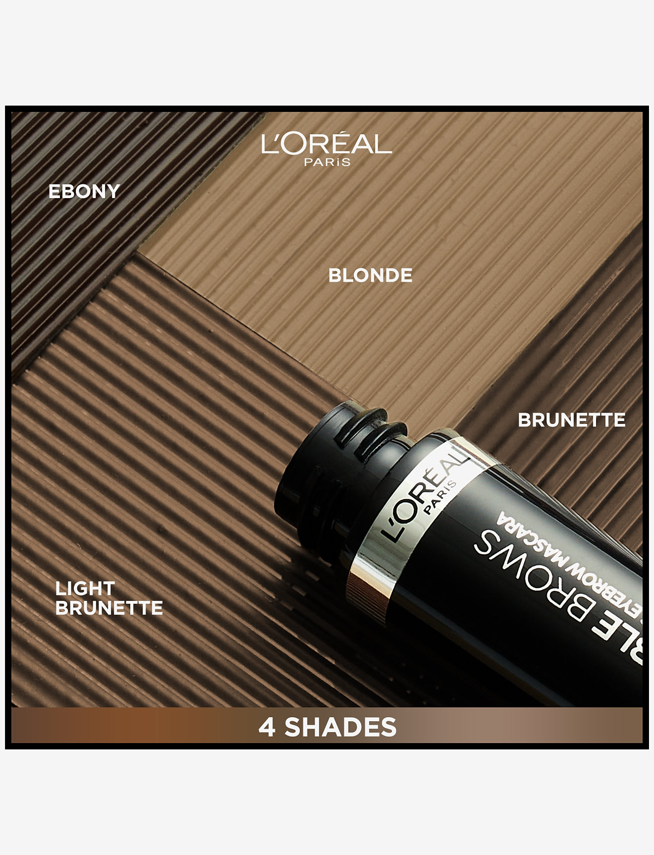 L'Oréal Paris - L'Oréal Paris Infaillible Brows 24H Volumizing Eyebrow Mascara 1.0 Ebony - makeup - ebony ebony - 3