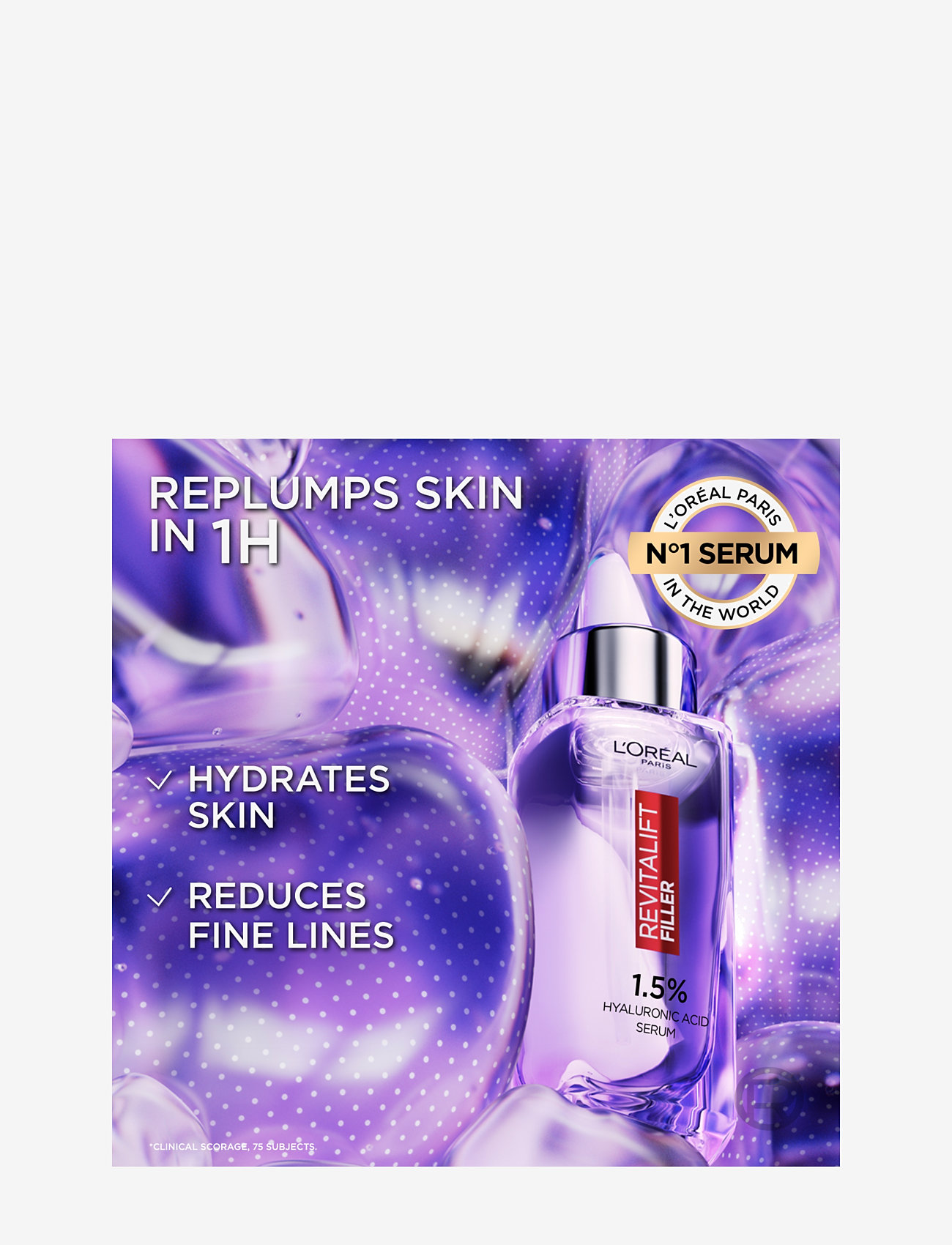 L'Oréal Paris - L'Oréal Paris Revitalift Filler 1,5% Hyaluronic Acid Serum 30 ml - serum - no colour - 3