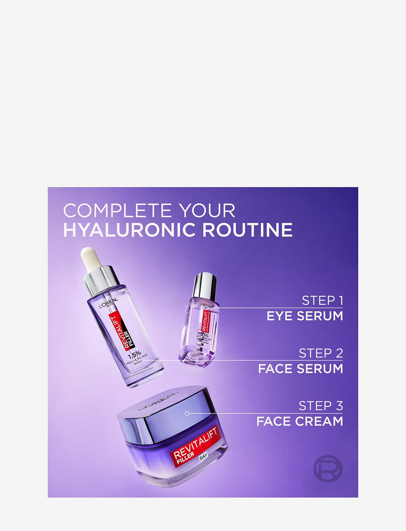 L'Oréal Paris - L'Oréal Paris Revitalift Filler 1,5% Hyaluronic Acid Serum 30 ml - serum - no colour - 5