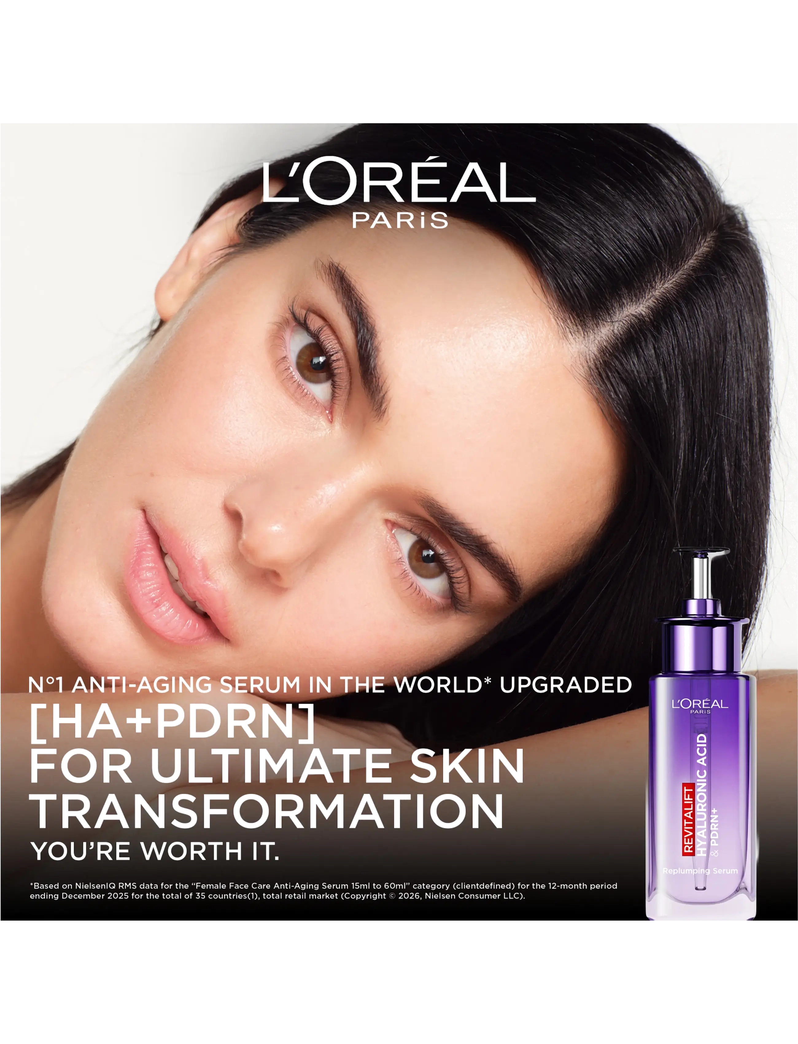 L'Oréal Paris - L'Oréal Paris Revitalift Filler Hyaluron PDRN+ Replumping Serum Anti-Wrinkle and hydrates 30ml - serum - no colour - 2
