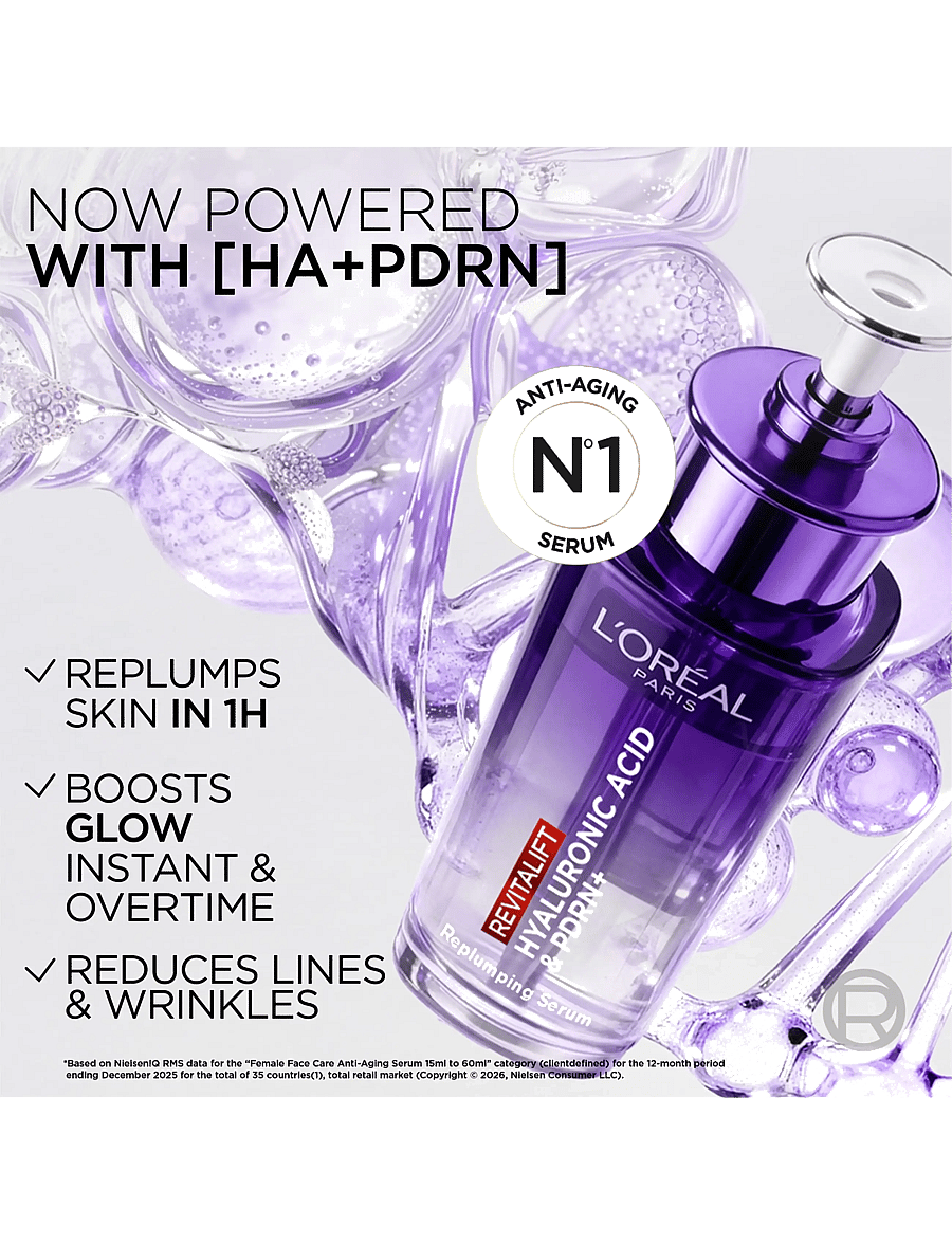 L'Oréal Paris - L'Oréal Paris Revitalift Filler Hyaluron PDRN+ Replumping Serum Anti-Wrinkle and hydrates 30ml - seerumid - no colour - 3