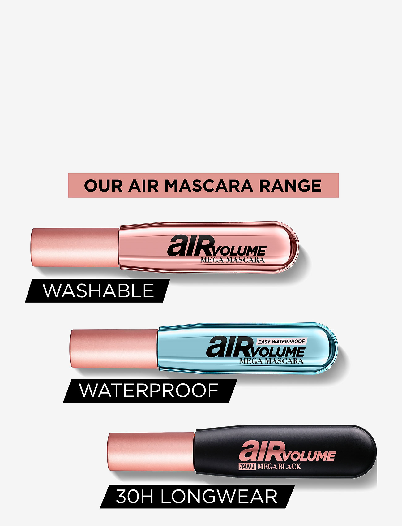 L'Oréal Paris - Air Volume Mega - smink - black - 4