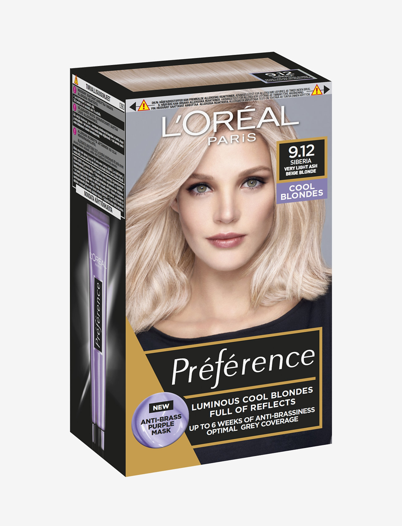 L'Oréal Paris L'Oréal Paris, Préférence, permanent hair color, Up to 8 weeks luminous color - Hår - 12 SIBERIA / clear