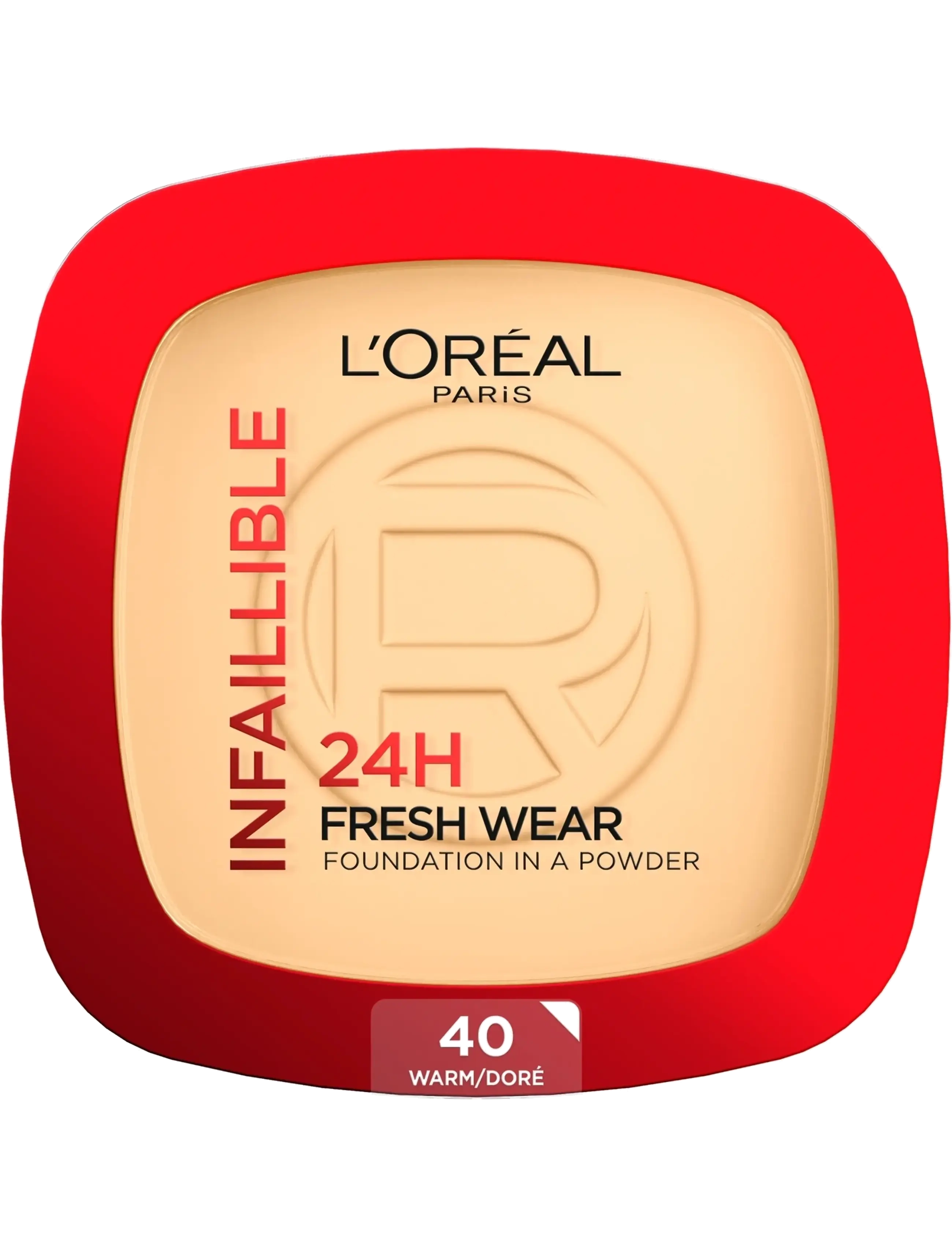 L'Oréal Paris Infaillible 24H Fresh Wear Foundation In A Powder Warm Undertone 30 Ml, Foundation, Str: 9 g
