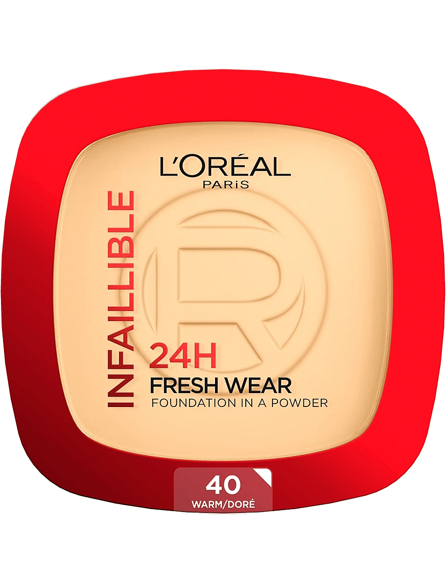 L'Oréal Paris - L'Oréal Paris Infaillible 24H Fresh Wear Foundation in a Powder Warm Undertone 30 ml - makeup - cashmere 40 - 0