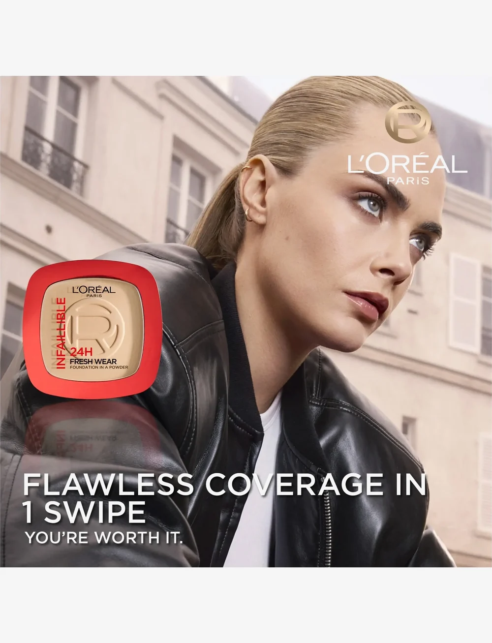 L'Oréal Paris - L'Oréal Paris Infaillible 24h Fresh Wear Powder Foundation 40 Cashmere - makeup - cashmere 40 - 3