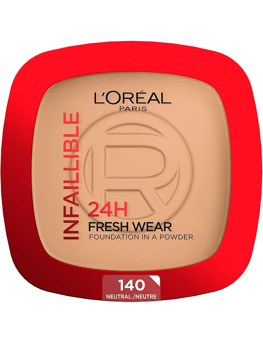 L'Oréal Paris - L'Oréal Paris Infaillible 24H Fresh Wear Foundation in a Powder Neutral Undertone 30 ml - makeup - golden beige 140 - 0
