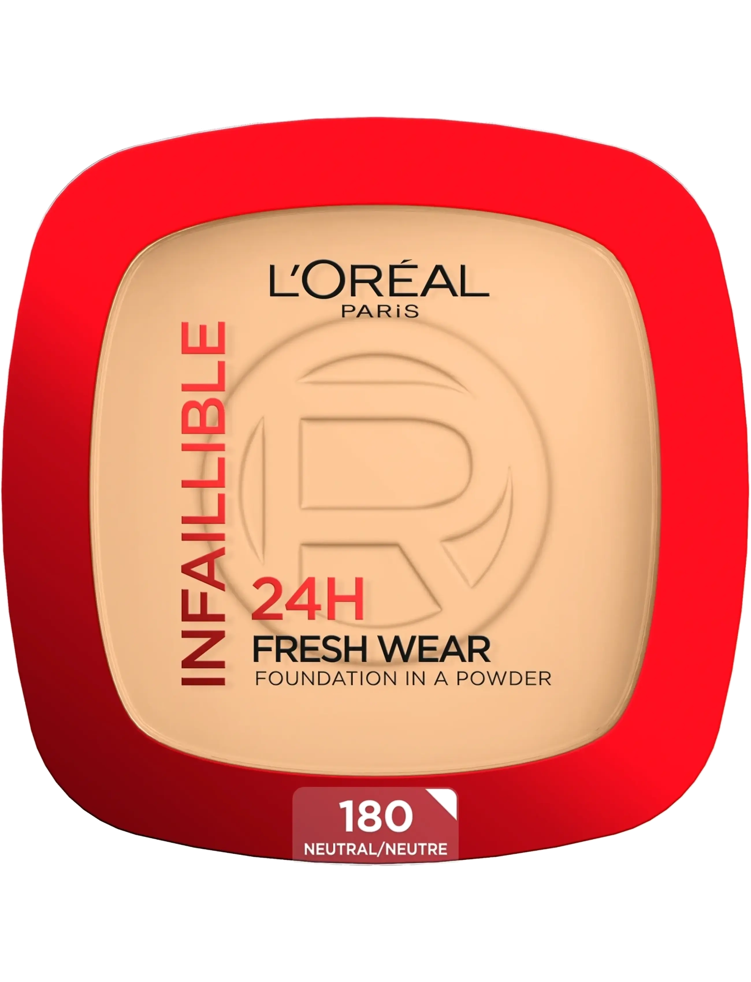 L'Oréal Paris L'Oréal Paris Infaillible 24h Fresh Wear Powder Foundation 180 Rose Sand - L'Oréal Paris - ROSE SAND 180 / natural