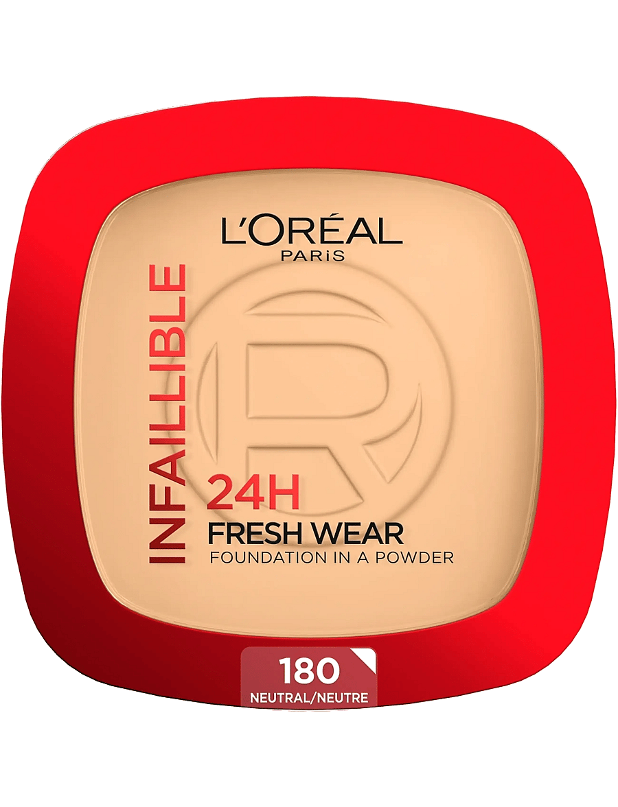 L'Oréal Paris - L'Oréal Paris Infaillible 24H Fresh Wear Foundation in a Powder Neutral Undertone 30 ml - makeup - rose sand 180 - 0