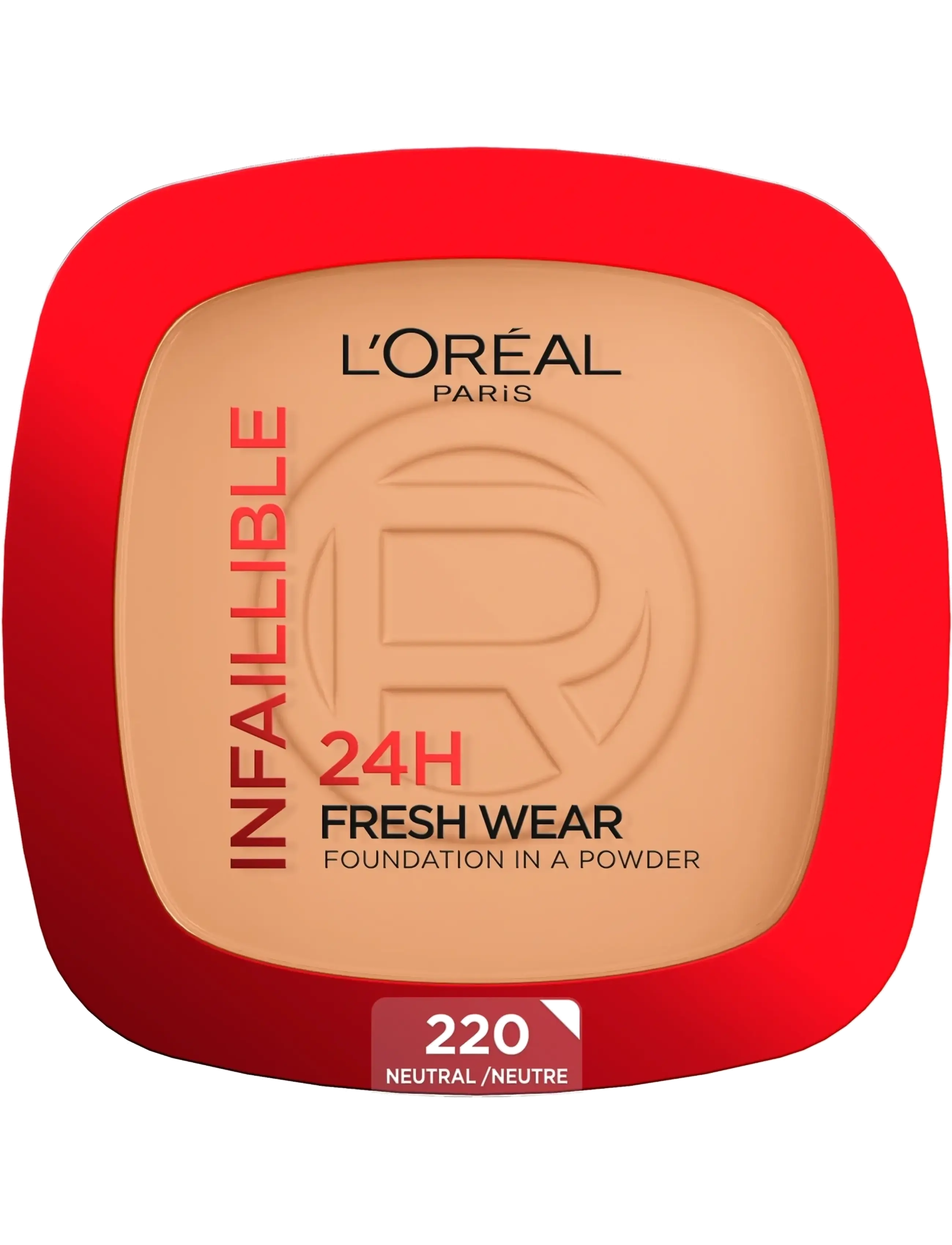 L'Oréal Paris Infaillible 24H Fresh Wear Foundation In A Powder Neutral Undertone 30 Ml, Foundation, Str: 9 g