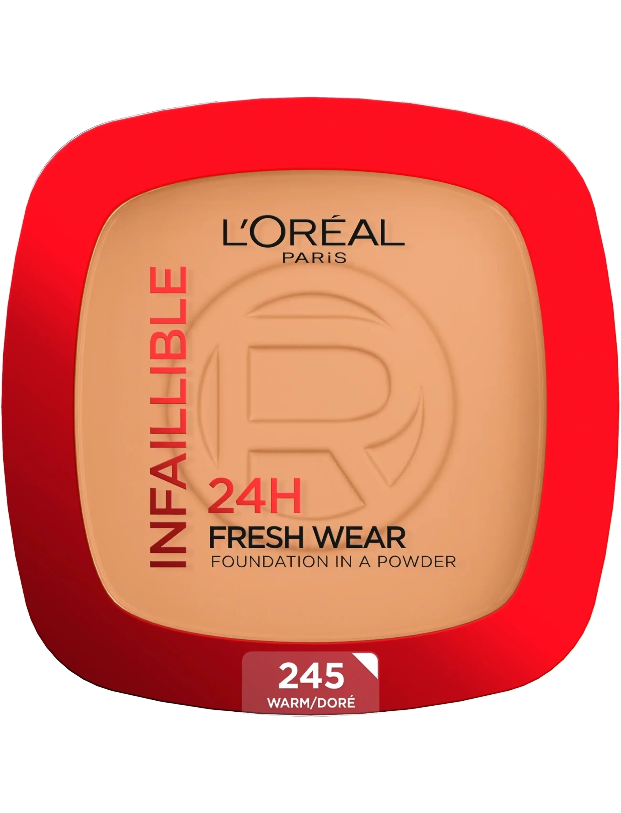 L'Oréal Paris L'Oréal Paris Infaillible 24H Fresh Wear Foundation in a Powder Warm Undertone 30 ml - L'Oréal Paris - GOLDEN HONEY 245 / natural