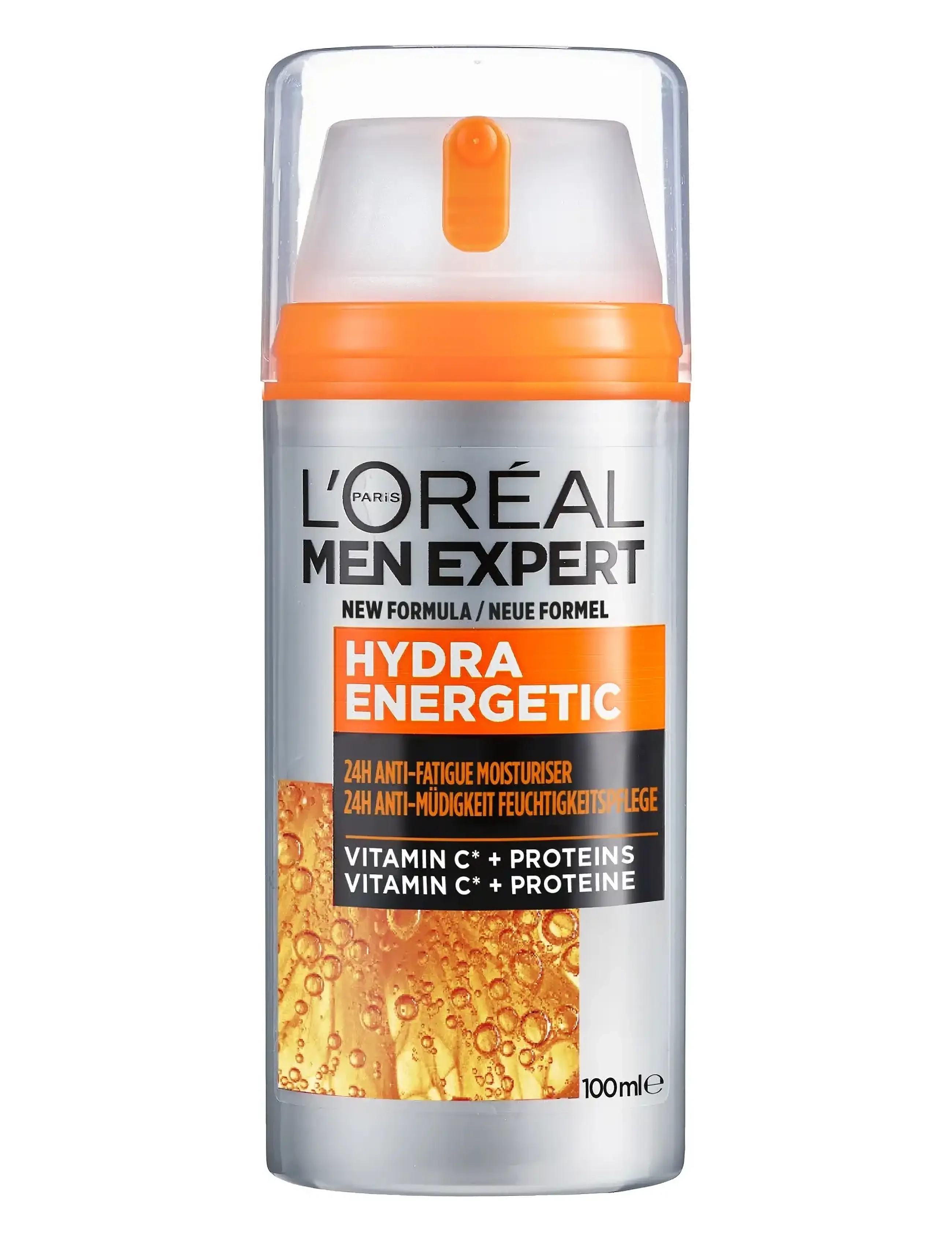 L'Oréal Paris L'oréal Paris Men Expert Hydra Energetic 24H Anti-Tiredness Moisturiser For Normal Skin 100 ml, 100 ml, Nude, Ansigt > Fugtighedscreme,