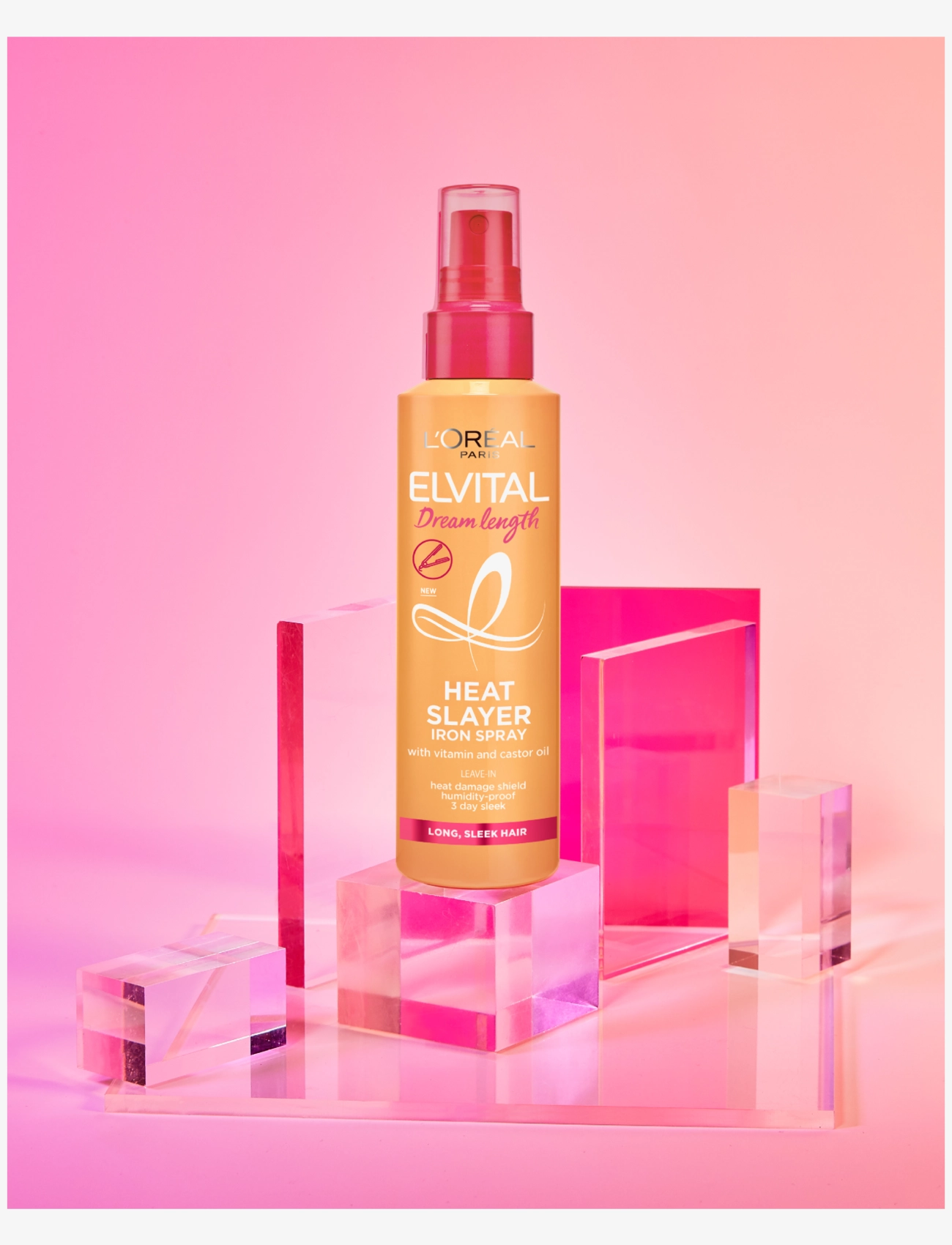 LOréal Paris Elvital Dream Length Heat Spray värmeskydd dam – bild 4