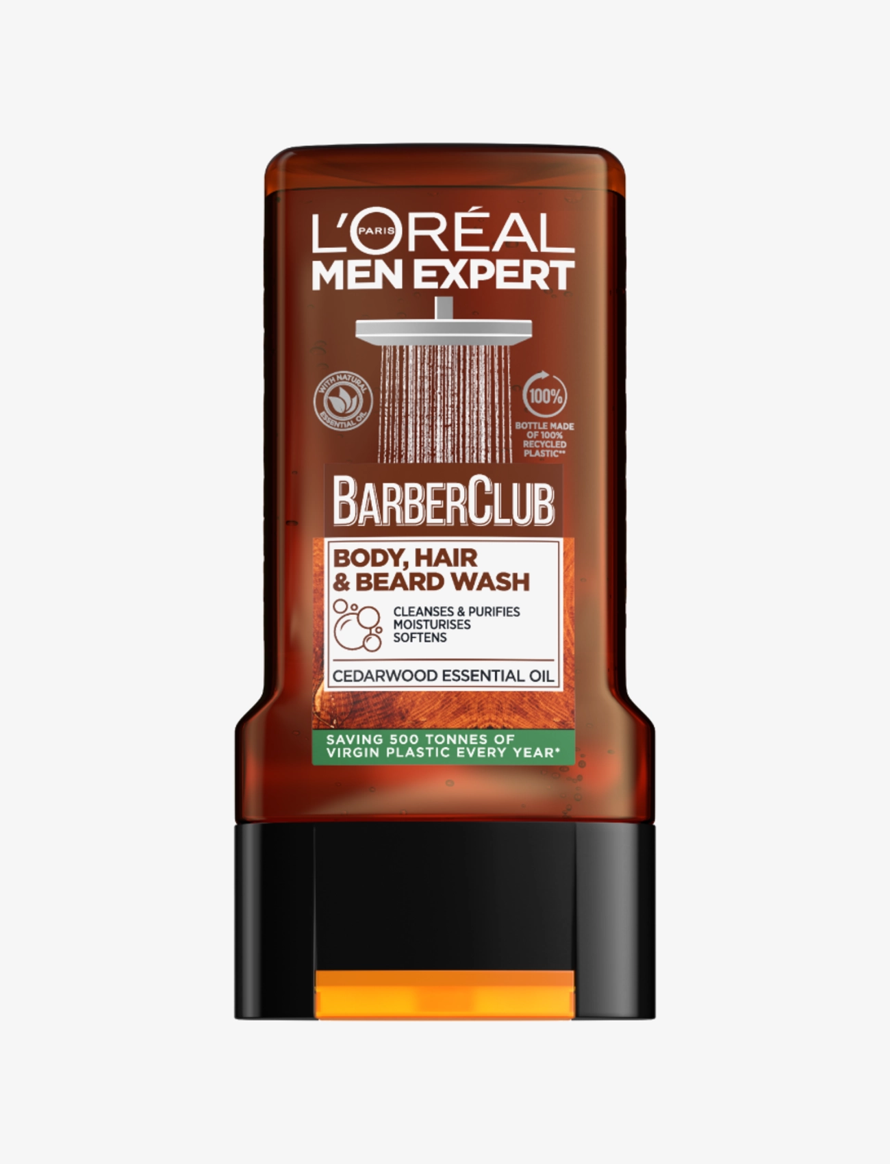 L'Oréal Paris L'oréal Paris Men Expert Barber Club Body, Hair & Beard Wash For Normal Skin 300 ml, 300 ml, Nude, Krop > Bad Og Brusebad, Herre
