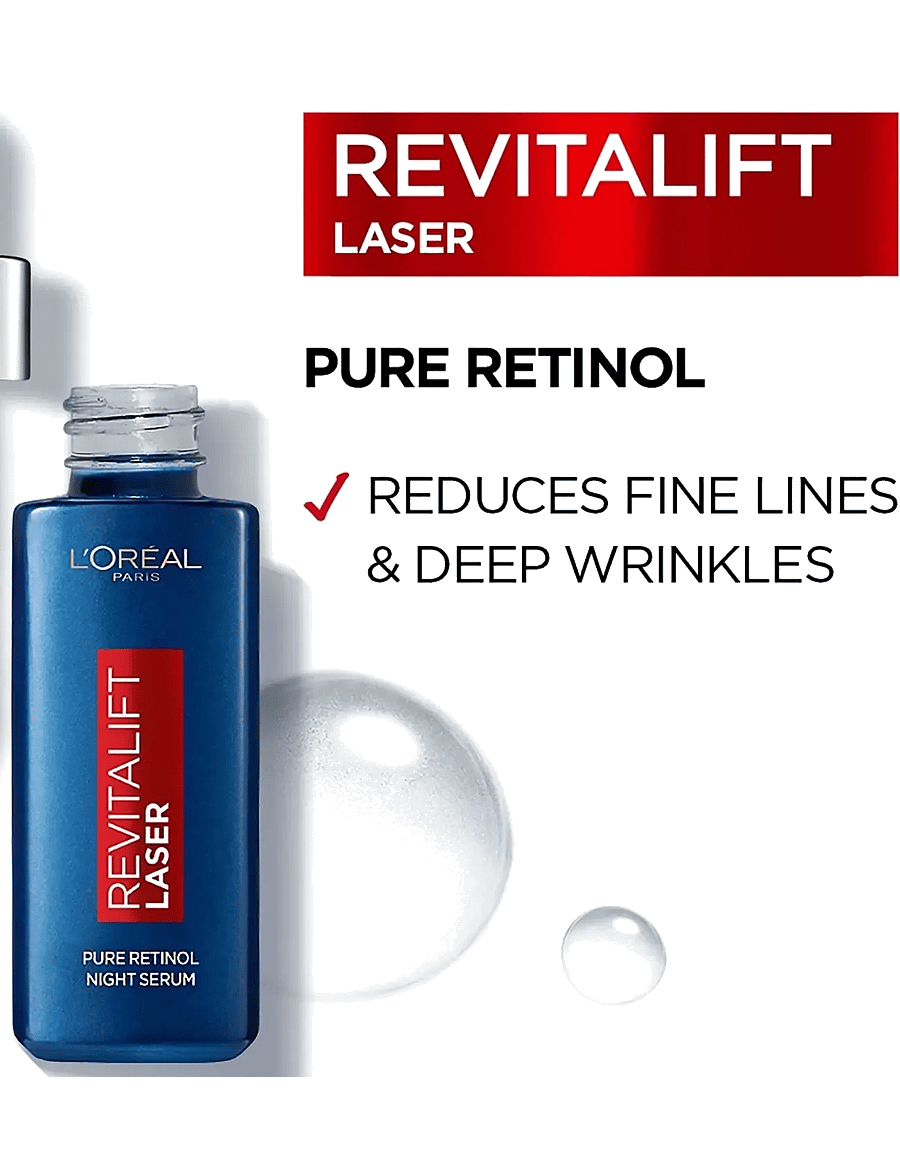 L'Oréal Paris - L'Oréal Paris Revitalift Laser Pure Retinol Night Serum for normal skin 30 ml - seerumid - no colour - 1