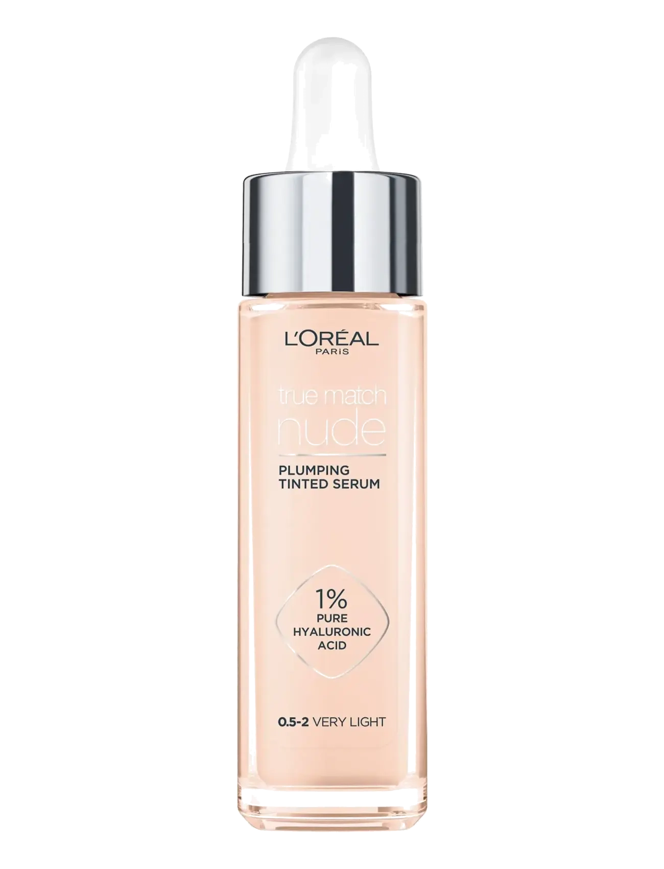 L'Oréal Paris L'oreal Paris True Match Nude Plumping Tinted Serum 0,5-2 Very Light 30 Ml, Foundation, Str: ONE SIZE