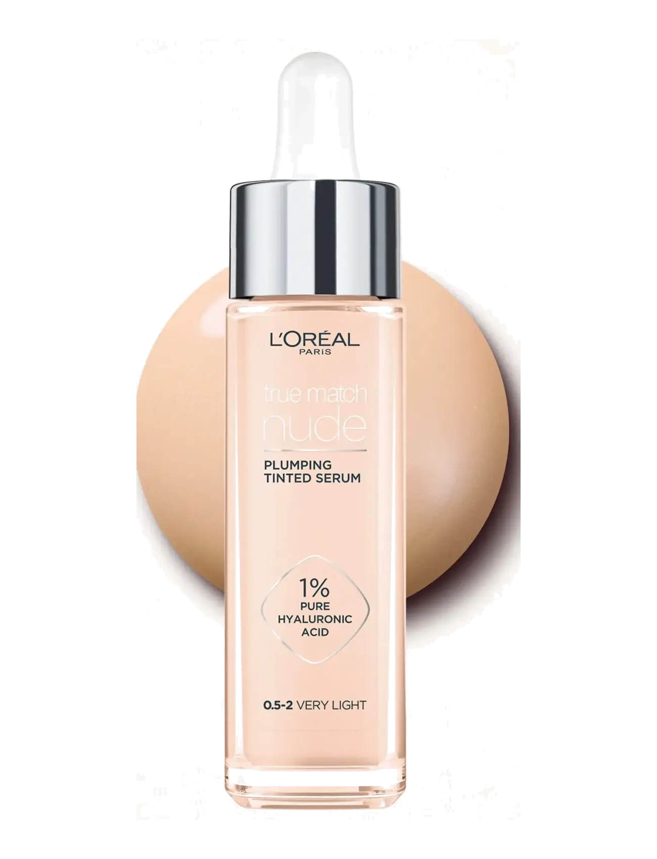 L'Oréal Paris - L'Oreal Paris True Match Nude Plumping Tinted Serum 0,5-2 Very Light 30 ml - sminke - very light 0,5-2 - 2