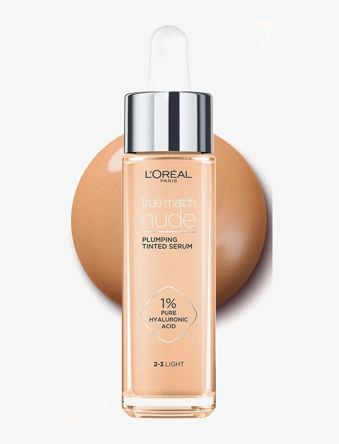 L'Oréal Paris - L'Oreal Paris True Match Nude Plumping Tinted Serum 2-3 Light 30 ml - smink - light 2-3 - 2