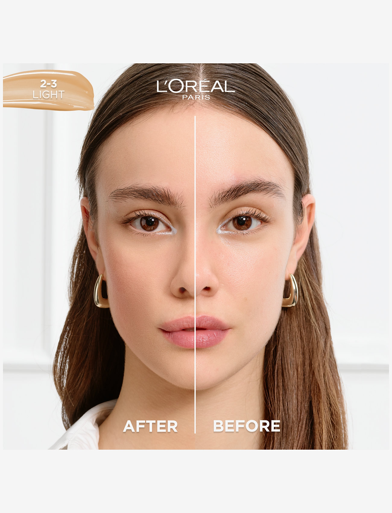L'Oréal Paris - L'Oreal Paris True Match Nude Plumping Tinted Serum 2-3 Light 30 ml - smink - light 2-3 - 3